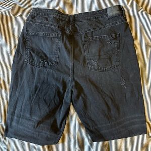 American Eagle black distress jeans